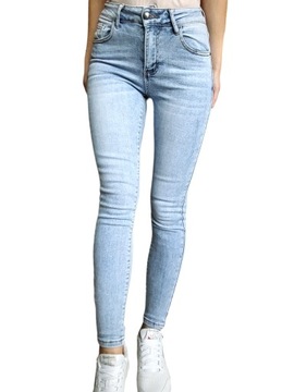 M. SARA life's jeansy spodnie damskie rurki skinny a'la levis S/27