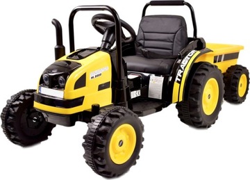 TRAKTOR ELEKTRYCZNY DLA DZIECI Z PRZYCZEPĄ 2 SILNIKI 45W
