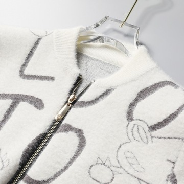 Свитер из норкового флиса высокого качества, мужской кардиган Ko