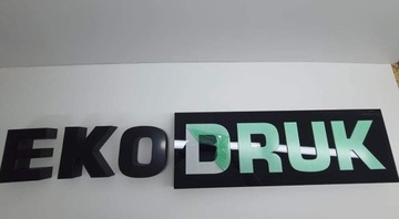 Logo przestrzenne ze styroduru 3d Litery przestrzenne / SZYBKA REALIZACJA!