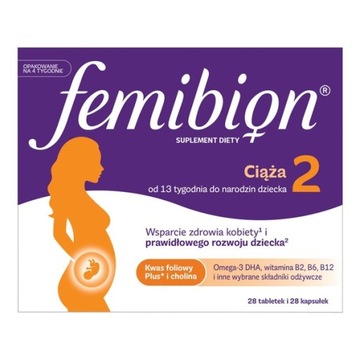 FEMIBION 2 CIĄŻA PRAWIDŁOWY ROZWÓJ PŁODU 28+28