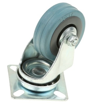 БЕГОВОЙ КОМПЛЕКТ ПОВОРОТНЫЕ КОЛЕСА 50 мм РЕЗИНОВЫЕ МЕБЕЛЬНЫЕ КОЛЕСА 75 кг 4 шт.