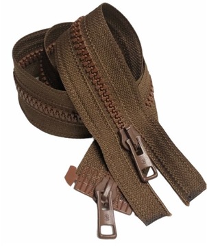Zamek dwusuwakowy K10Rx2 Alpha 18-1027 brązowy 70cm brąz