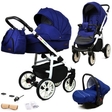 Wózek 3w1 dziecięcy spacerówka BabyLux COLORLUX