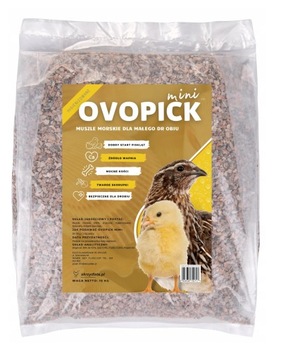 Ovopick Mini 10 kg muszle morskie dla małych kur