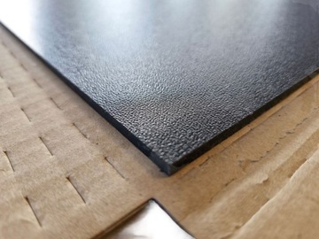 Плита АБС - толщина 2мм, черный цвет (500х1000)