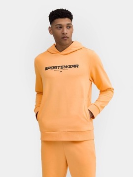 4F BLUZA DRESOWA MĘSKA 4FSS23TSWSM266 POMARAŃCZ XXL