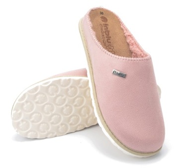 INBLU МЕХОВЫЕ ТАПОЧКИ ЖЕНСКИЕ ТАПОЧКИ CS34 BAMBOSZE 38