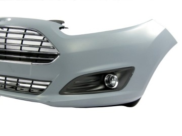 Бампер передний Ford Fiesta MK7 LIFT 13 - 17 Комплект!