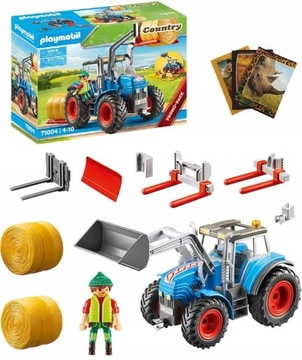 PLAYMOBIL 71004 Duży traktor z akcesoriami COUNTRY
