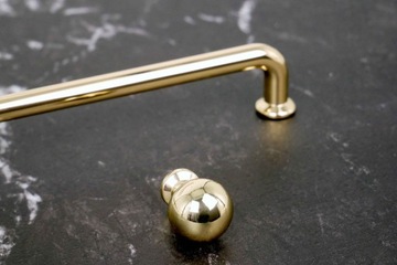 РУЧКА-РУЧКА ДЛЯ ПРОМЫШЛЕННОЙ МЕБЕЛИ, ЗОЛОТОЙ БЛЕСК 20мм