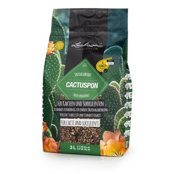Podłoże roślinne do kaktusów CACTUSPON 3 litry Lechuza