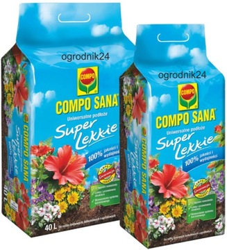 Compo podłoże super lekkie 25l