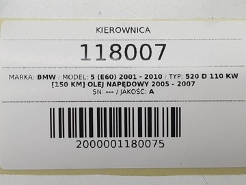 VOLANT MULTIFUNKČNÍ KŮŽE ČERNÁ BMW E60 E61 E63 E64