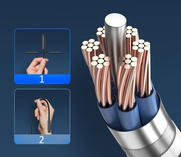 KAMERA ENDOSKOP DO INSPEKCYJI RUR 5M PRZEWÓD 8 LED DUAL 5.5mm iOS Android