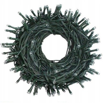 РОЖДЕСТВЕНСКИЕ ОГНИ 300 LED НАРУЖНЫЕ/ИНТЕРЬЕРНЫЕ ТЕПЛЫЕ БЕЛЫЕ