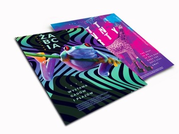 Artystyczny projekt graficzny plakat ulotka A4 A3
