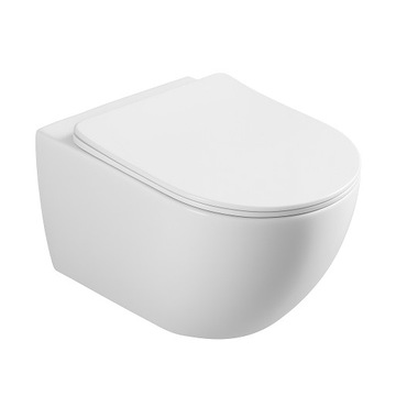 VELDMAN Biała misa WC Rimless TORNADO VITO deska do wyboru