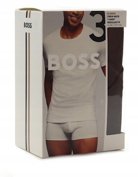 Koszulka męska T shirt HUGO BOSS 3pack 3pak 3 szt