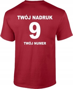 Koszulka Piłkarska Własny Nadruk Imię Nazwisko