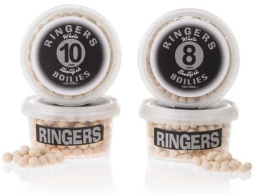 Ringers White Shellfish Boilies 10mm - kulki