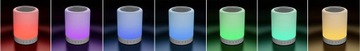 ЦВЕТНАЯ RGB СВЕТОДИОДНАЯ ЛАМПА С BLUETOOTH ДИСКО-ДИНАМИКОМ ДЛЯ ДЕТСКОЙ КОМНАТЫ