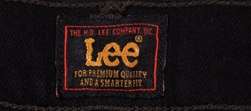 LEE spodnie SKINNY regular BLACK jeans LUKE _ W33 L32