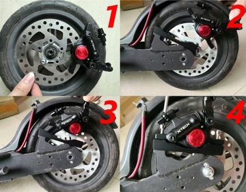 Комплект тормозных суппортов Zoom XTECH HB100 черный для скутера Xiaomi