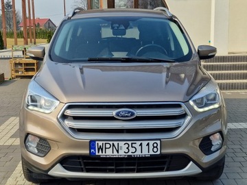 Ford Kuga II SUV Facelifting 1.5 EcoBoost 120KM 2018 FORD KUGA II 1.5T BENZYNA 66TYS KM NAVI ALU LED