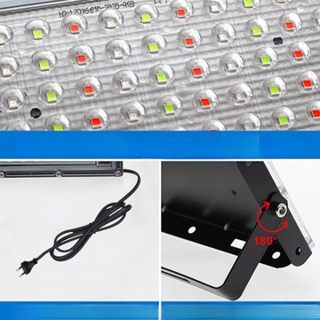 ГАЛОГЕННЫЙ ОТРАЖАТЕЛЬ RGB СВЕТОДИОДНЫЙ ПРОЖЕКТОР 16 ЦВЕТОВ ВЕЧЕРИНКА НАРУЖНАЯ ЛАМПА