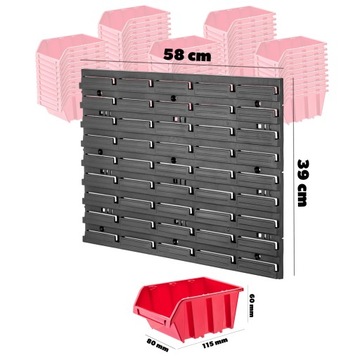 ДОСКА НАСТЕННАЯ 58x39см 35 КЮВЕТОВ