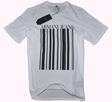 136 ARMANI JEANS MODNY MĘSKI T-SHIRT M