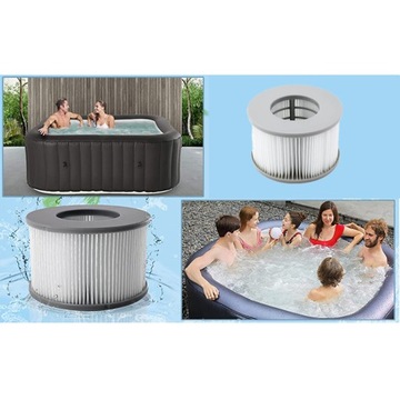6 X FILTR DO BASENU JACUZZI WKŁADY FILTRUJĄCE MSpa