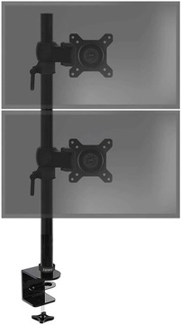Duronic DM35V2X1 Uchwyt dwa monitory 2 ekrany 8 kg VESA 75 lub 100 monitory