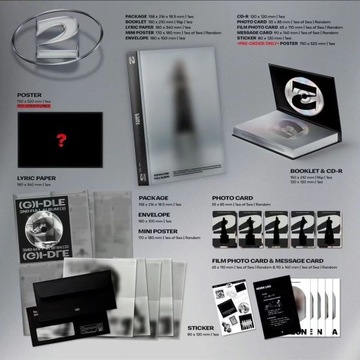 (G)I-DLE 2nd Album, Gray version, w folii