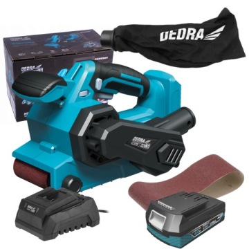 АККУМУЛЯТОРНАЯ ЛЕНТОЧНО-ШЛИФОВАЛЬНАЯ МАШИНА DEDRA 18V +2AH