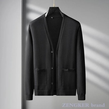Big size cardigan sweater spring autumn long-sleev