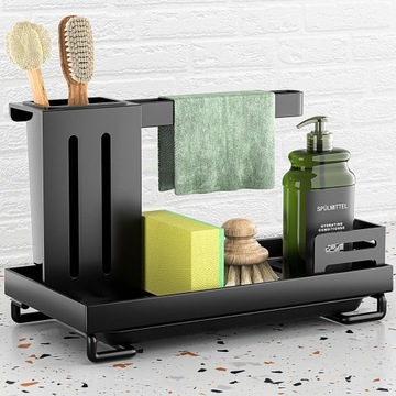 ОРГАНАЙЗЕР ПОДСТАВКА КУХОННАЯ ГУБКА ДЕРЖАТЕЛЬ ДЛЯ МОЙКИ ГУБКА КОНТЕЙНЕР 3-В-1