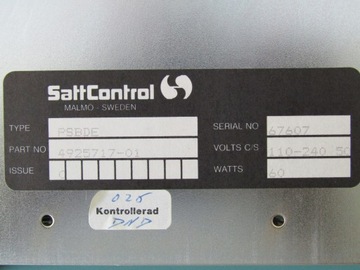 БЛОК ПИТАНИЯ ALFA LAVAL SATTCONTROL PSB DE 492571701