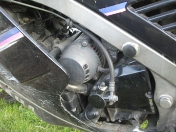 ДВИГАТЕЛЬ YAMAHA FZ 750 2MG В РАБОТЕ