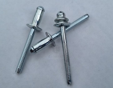 Nit stalowe 6.4x17 grube przemysłowe zakres 1-6mm