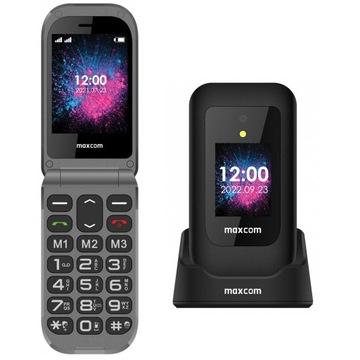 TELEFON KOMÓRKOWY DLA SENIORA MAXCOM KLAPKA SOS FM