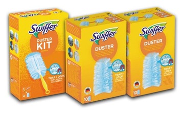 Тряпка Swiffer Duster, ручка, 24 сменных стержня