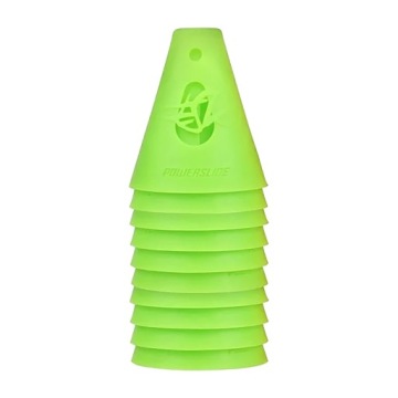 Pachołki do slalomu Powerslide CONES 10-Pack zielone 908009 OS