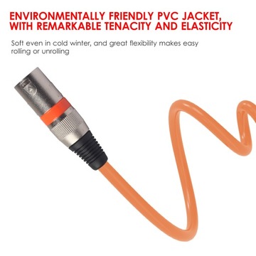 6 шт., 1,5 м/5 футов, кабель XLR, кабель DMX для освещения сцены