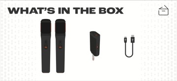 JBL PartyBox Wireless Mic — набор из 2-х цифровых беспроводных микрофонов