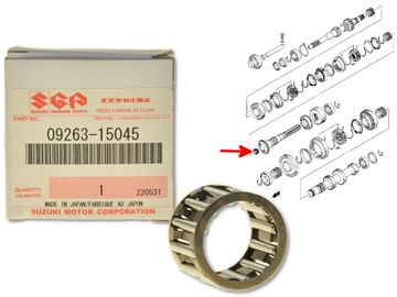 ŁOŻYSKO IGIEŁKOWE SKRZYNI BIEGÓW 09263-15045 OE