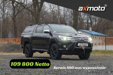 Toyota Hilux VIII Podwójna kabina 2.4 D-4D 150KM 2018 Toyota Hilux Jedyna MAX wyposażenie Full Serwis