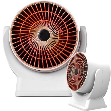 FARELKA TERMOWENTYLATOR ENERGOOSZCZĘDNY GRZEJNIK ELEKTRYCZNY BIURKOWY 800W