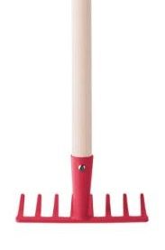 ГРАБЛИ RABBERS РУЧКА ДЕРЕВЯННЫЕ, САДОВЫЕ, РАЗНОЦВЕТНЫЕ